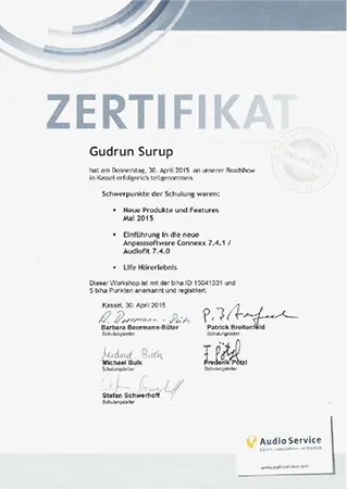 Erworbene Zertifikate im Jahr 2015