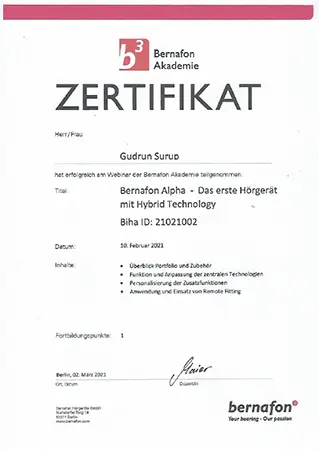 Erworbene Zertifikate im Jahr 2021